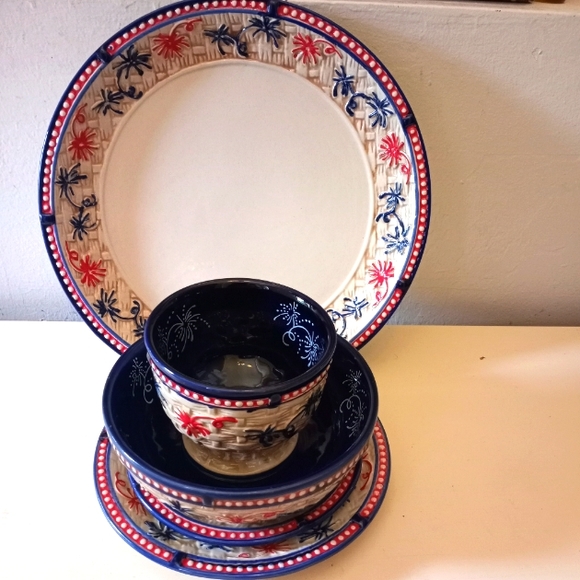 Temptations Dining Temptation By Tara Floral Lace Dinnerware Set 5